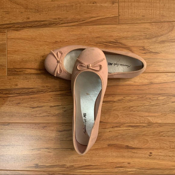 AE Light Pink Ballet Flats - Picture 2 of 3